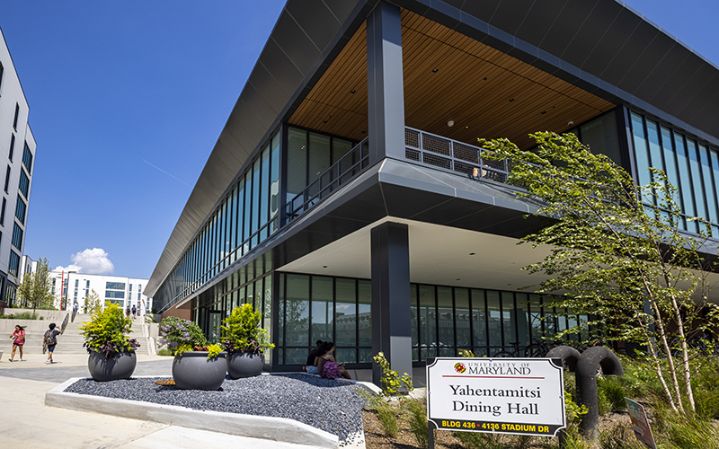 exterior yahentamitsi dining hall