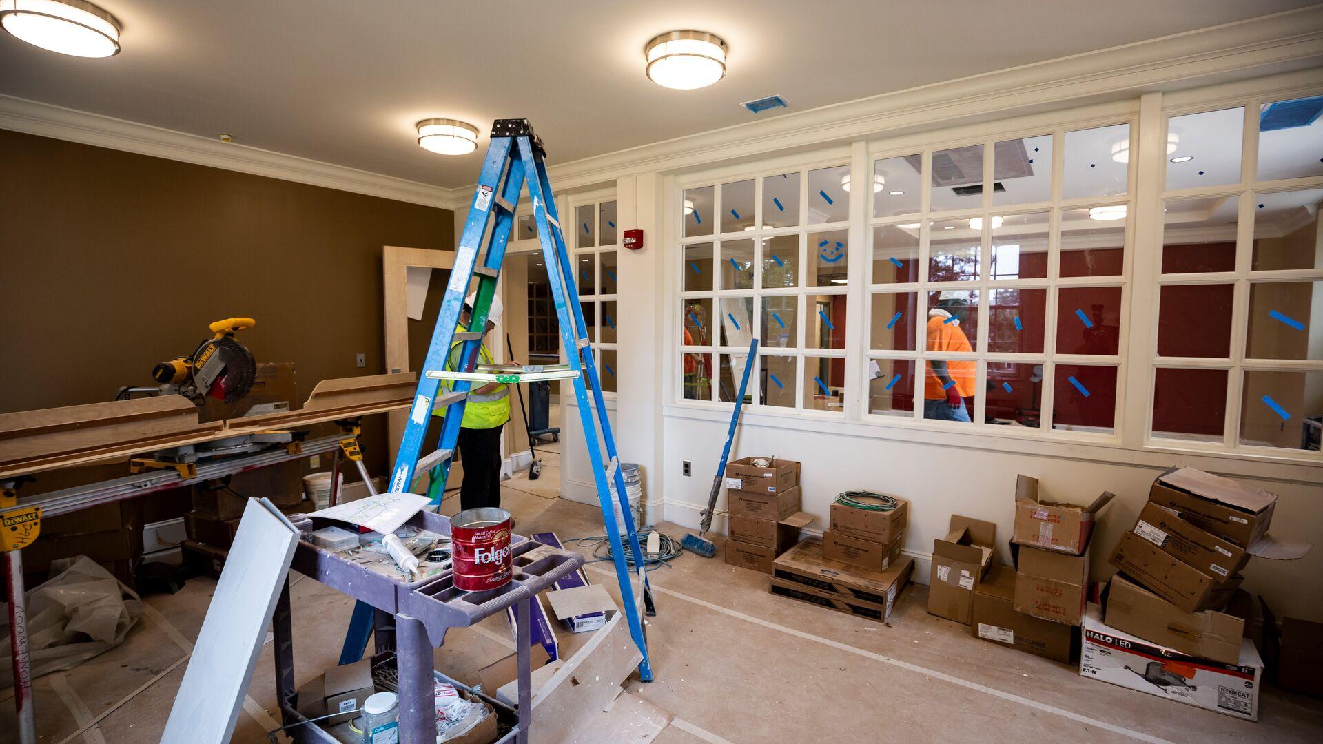Dorchester Hall construction/renovations.