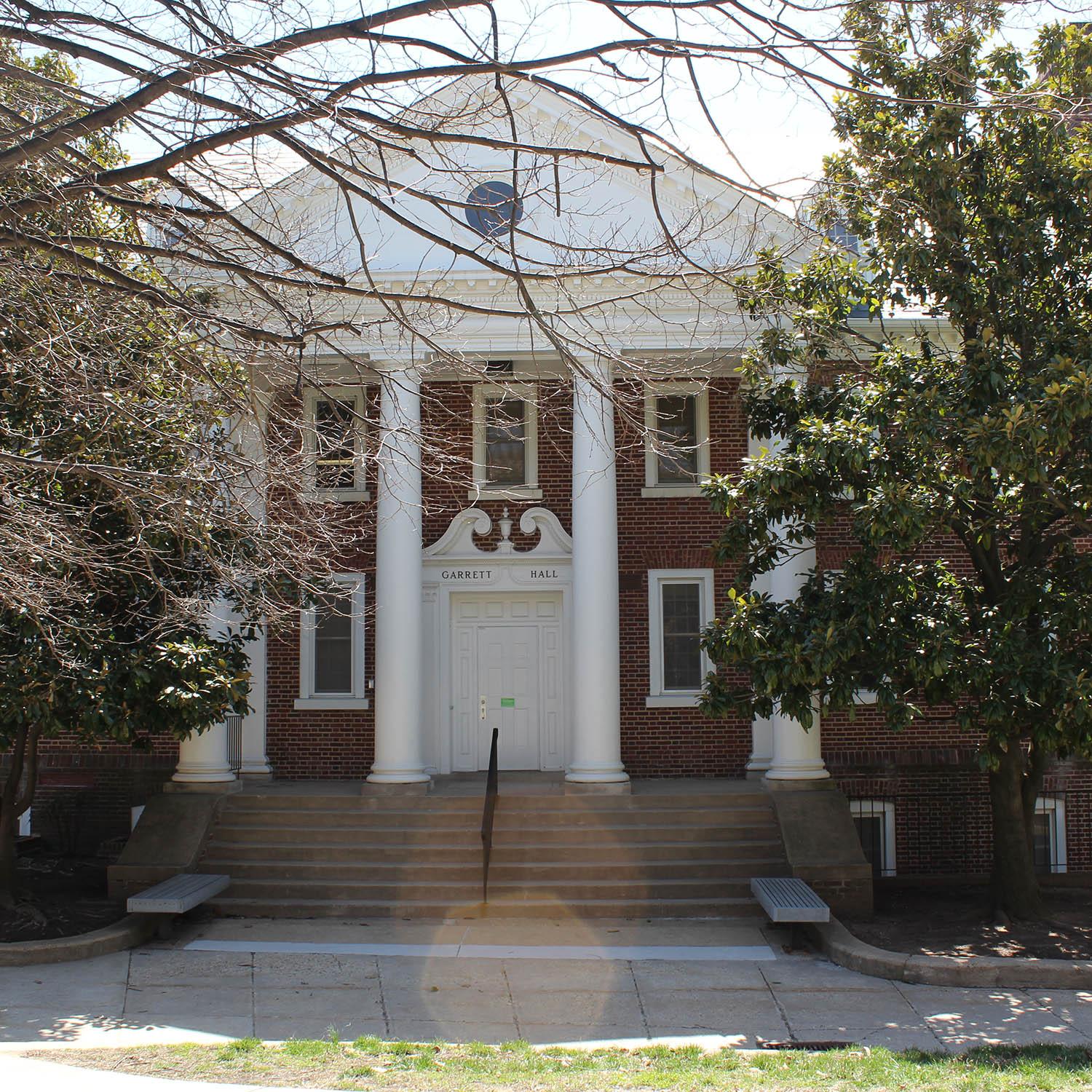 exterior of Garrett Hall