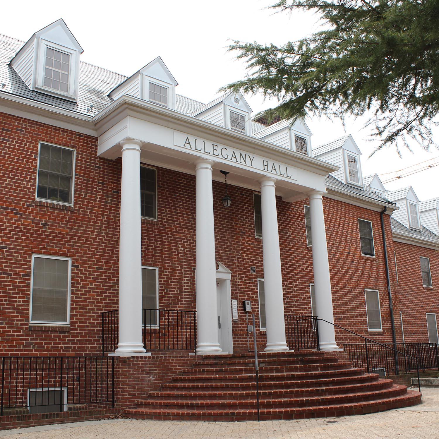 exterior of Allegany Hall