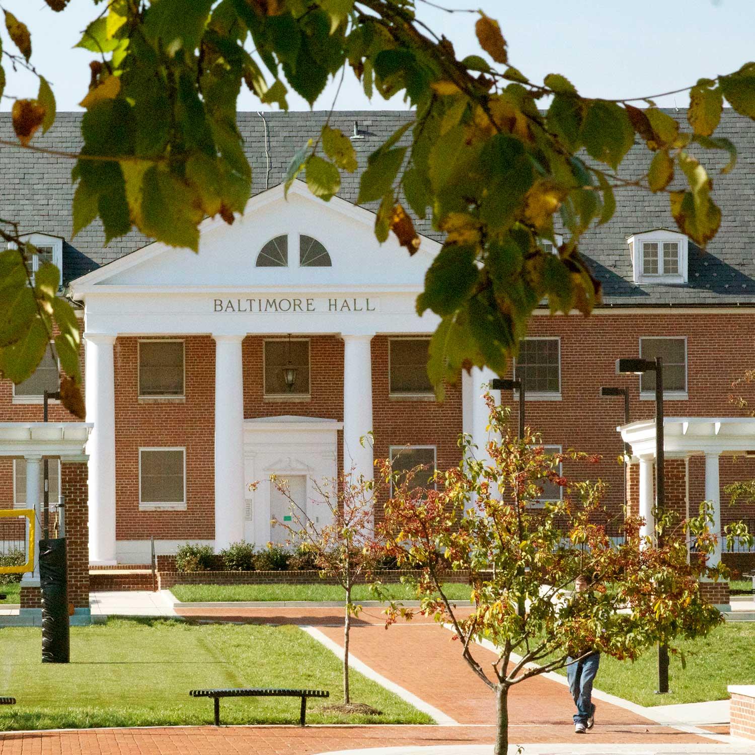 exterior of Baltimore Hall