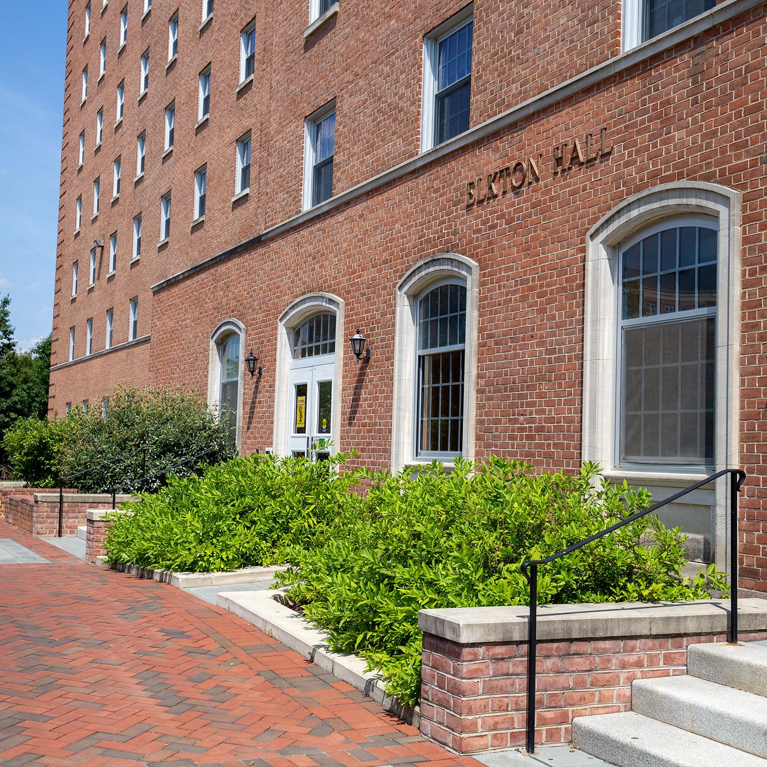 exterior of Elkton Hall