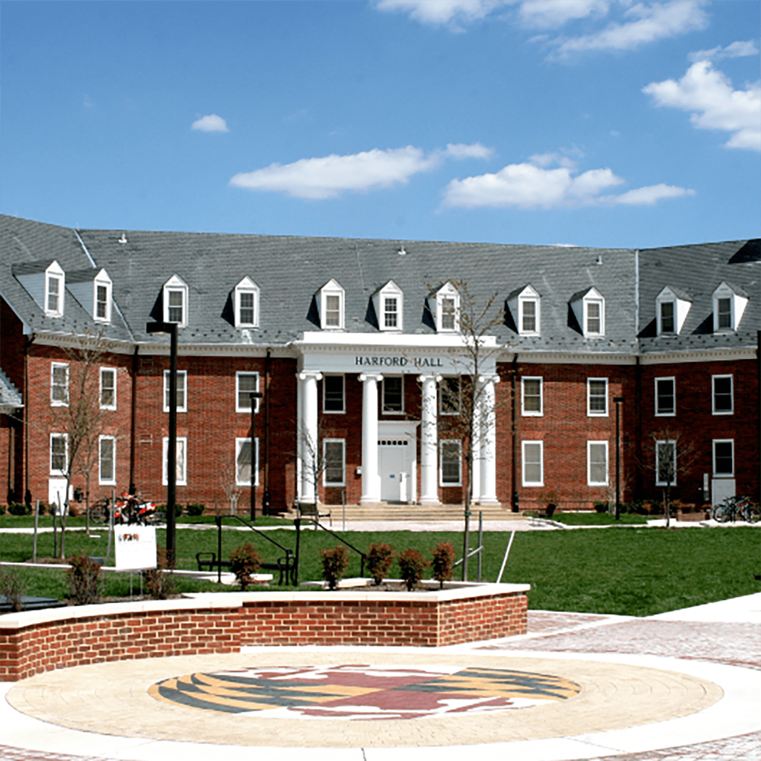 exterior view of Harford Hall