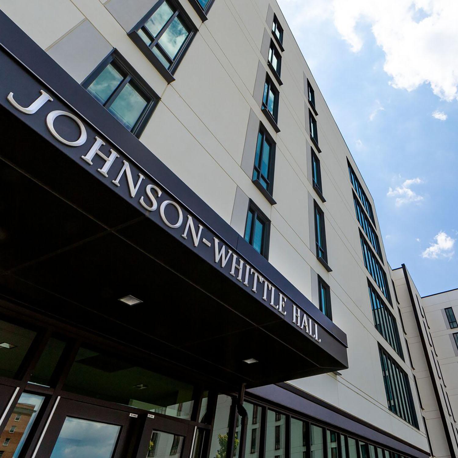 Exterior of Johnson-Whittle Hall 