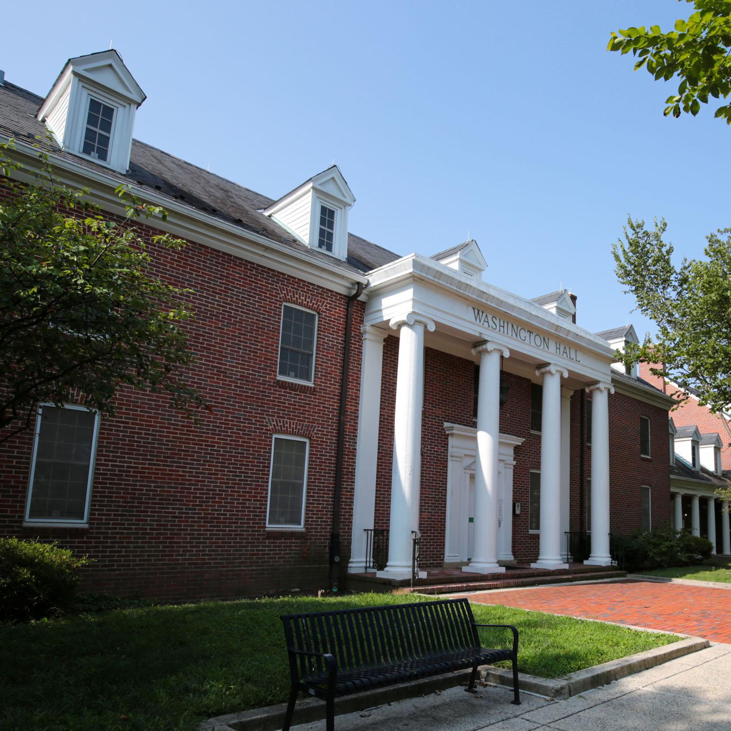 exterior of Washington Hall