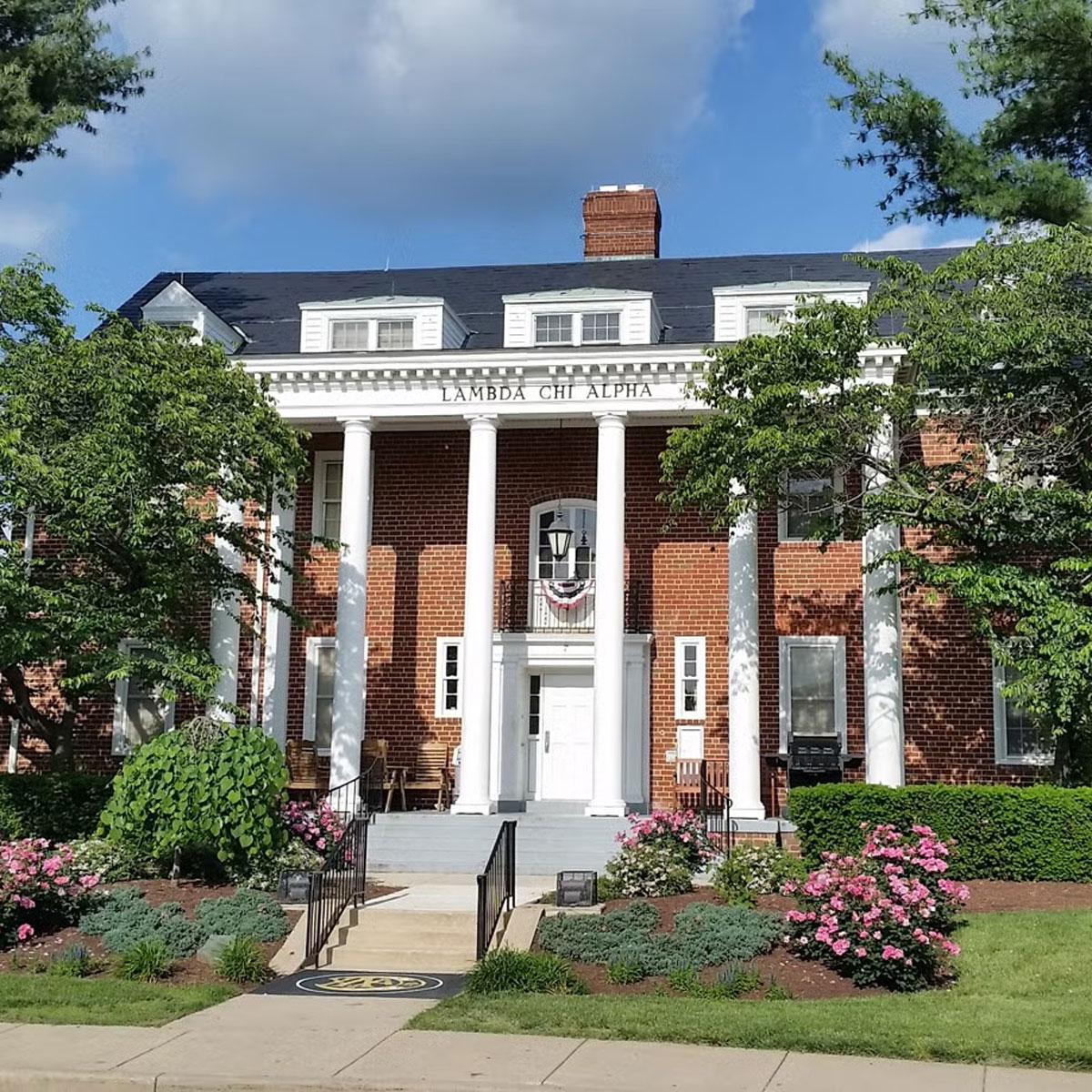 Exterior of House 7 on Fraternity Row