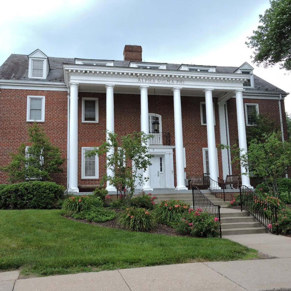 exterior of House 9 on Fraternity Row
