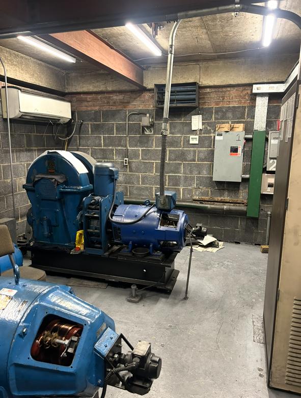 Before image (view 2) of elevator machine room in Centreville
