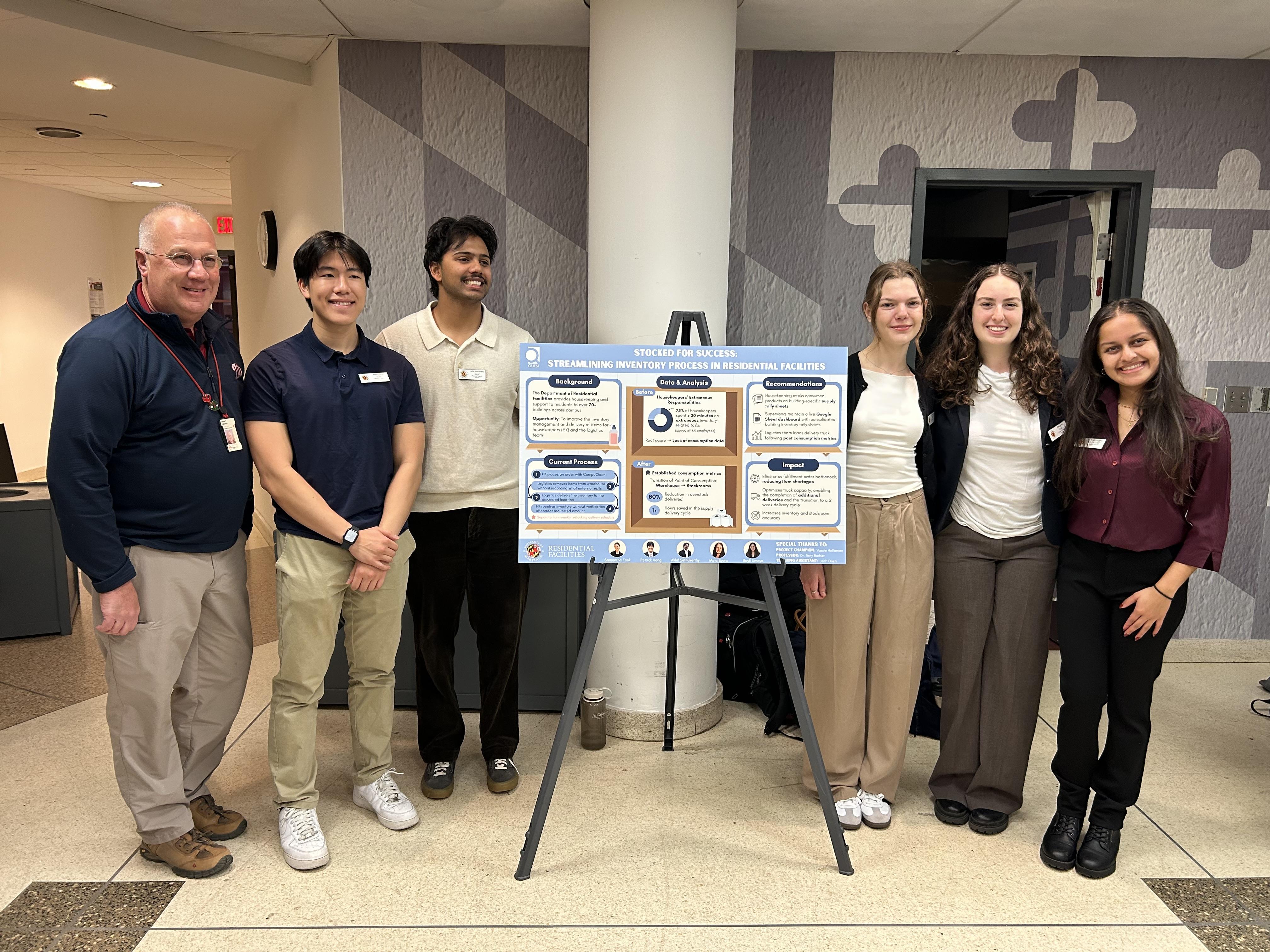 Photo of Vassie Hollamon and THE QUEST students